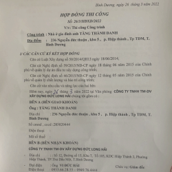 NHÀ Ở GIA ĐÌNH TĂNG THÀNH DANH