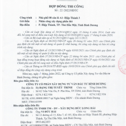 NHÀ PHỐ 8 CĂN LÔ A1- HIỆP THÀNH III