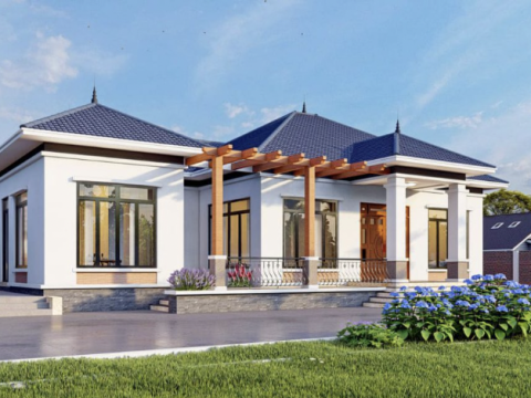 Nhà cấp 4 mái Nhật