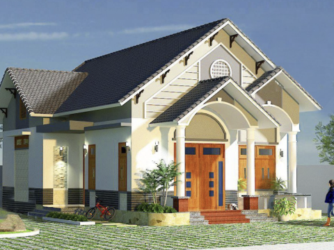 Nhà cấp 4 mái Thái