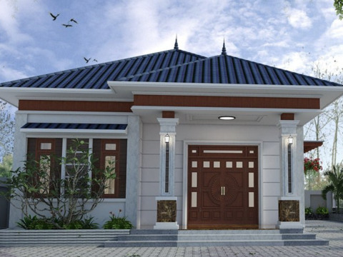 Nhà cấp 4 mái Nhật