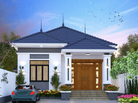 Nhà cấp 4 mái Nhật