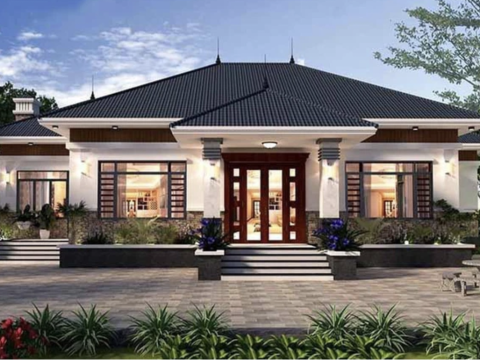 Nhà cấp 4 mái Nhật
