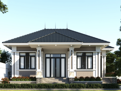 Nhà cấp 4 mái Nhật