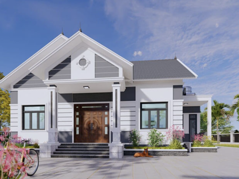 Nhà cấp 4 mái Nhật