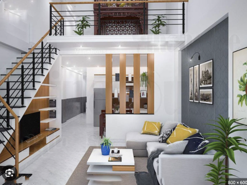 Nhà cấp 4 có gác lửng