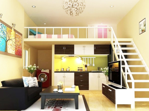 Nhà cấp 4 có gác lửng