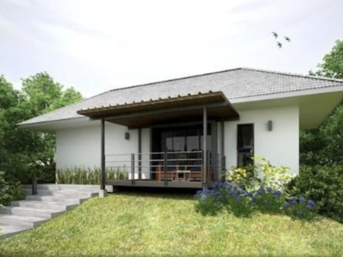 Nhà cấp 4 kết hợp sân vườn