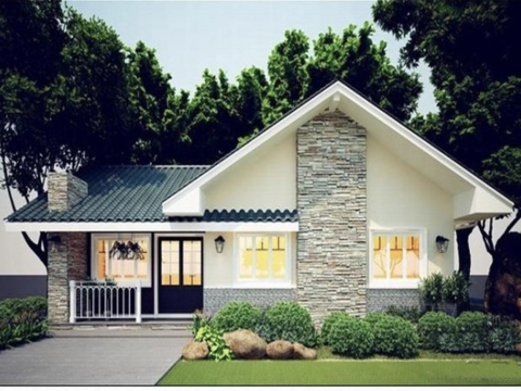 Nhà cấp 4 kết hợp sân vườn
