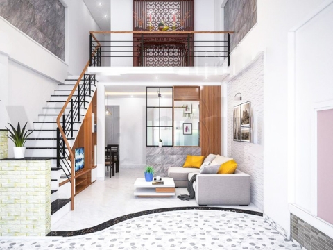 Nhà cấp 4 có gác lửng
