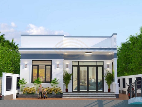 Nhà cấp 4 mái bằng